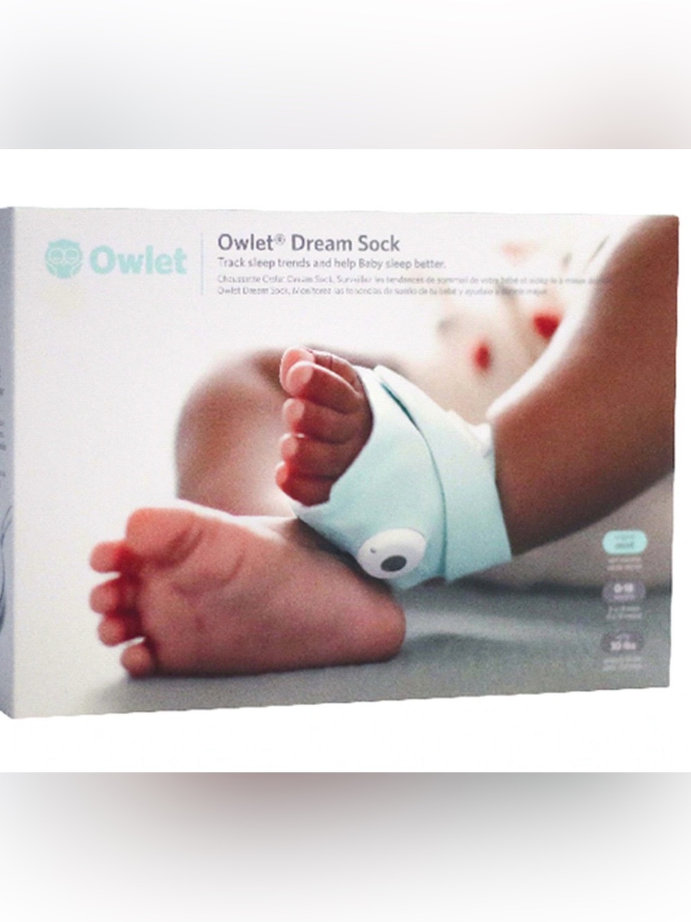 Owlet Dream Sock Baby Sleep Tracker - Mint